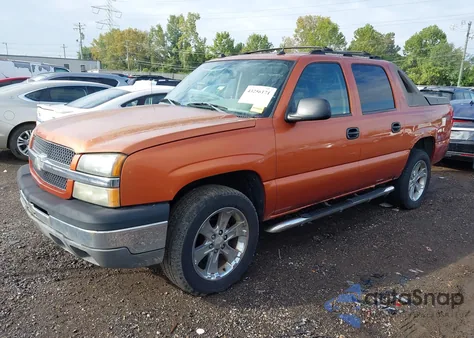 2004 Chevrolet Avalanche K1500 z USA, uszkodzony, nr VIN 3GNEK12T74G210455